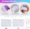 LET'S RESIN Pet Tag Resin Molds Silicone For Cat Dog | Epoxy Resin & UV Resin Bone Shape Keychain Molds with 10Pcs Key Ring & 10pcs Jump Ring, DIY Keychain Pendant Charm Crafts